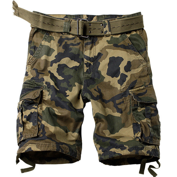 Multi-Pocket Short Pants