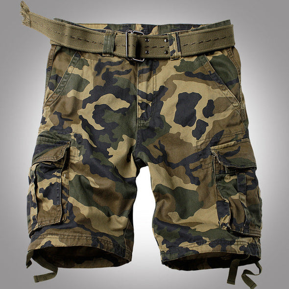 Multi-Pocket Short Pants