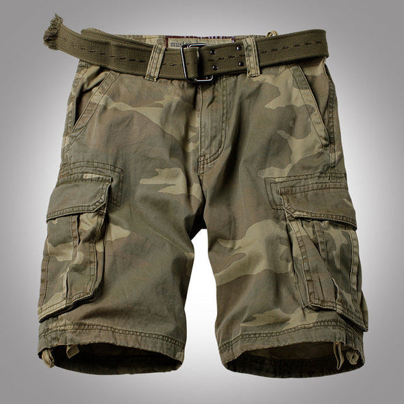 Multi-Pocket Short Pants