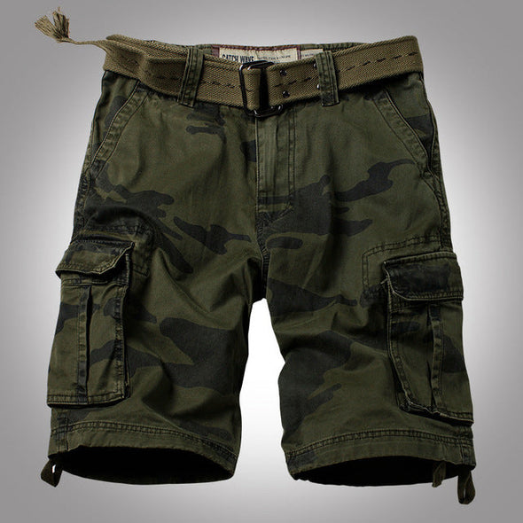 Multi-Pocket Short Pants