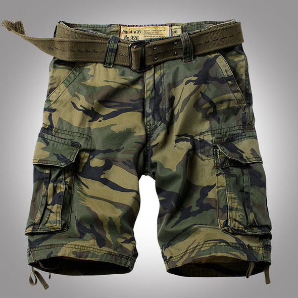 Multi-Pocket Short Pants