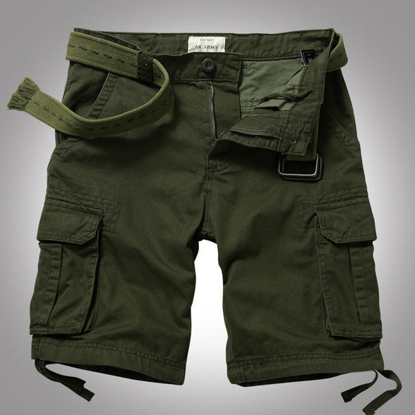 Multi-Pocket Short Pants