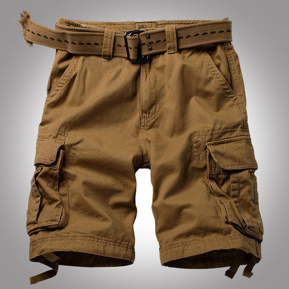 Multi-Pocket Short Pants